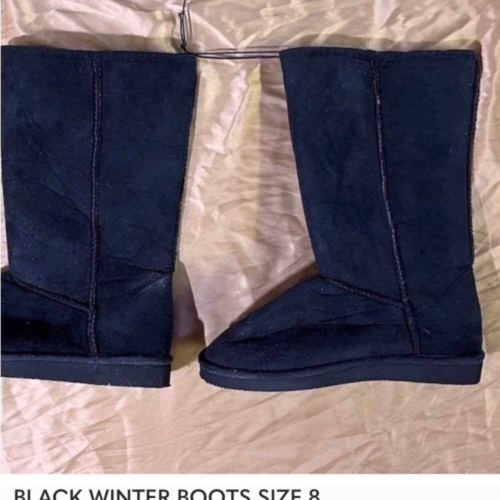 Women's Black Winter Boots